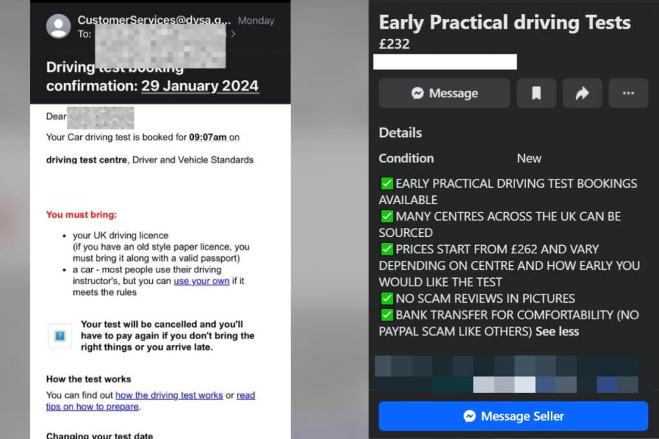 London Facebook Sellers ‘use Bots’ To Sell Early Driving Test Dates For Huge Profit